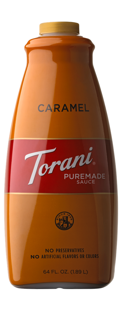Torani Puremade Sauce  - Caramel  64 oz. bottle