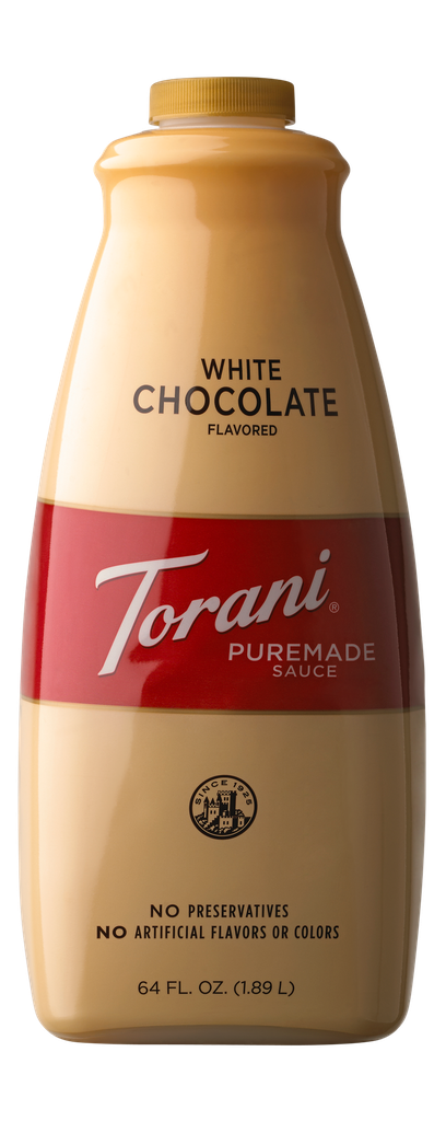 Torani Puremade Sauce  - White Chocolate  64 oz. bottle