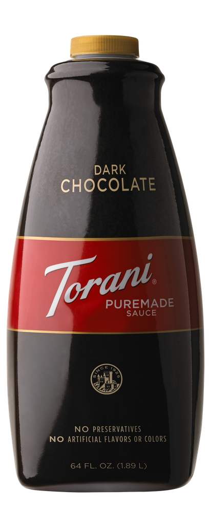 Torani Puremade Sauce  - Dark Chocolate  64 oz. bottle