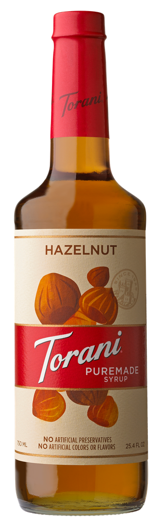 Torani *Puremade* Hazelnut Syrup 750 ml