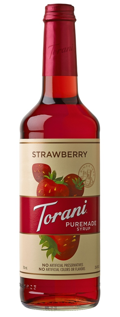 Torani *Puremade* Strawberry Syrup 750 ml