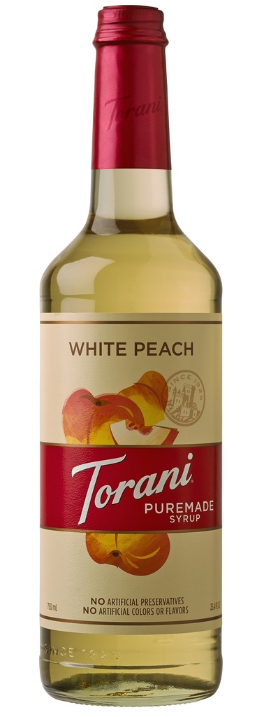 Torani *Puremade* White Peach Syrup 750 ml