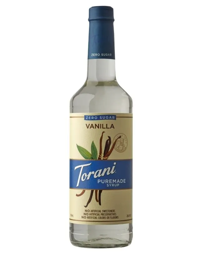 Torani Puremade ZERO Vanilla Syrup