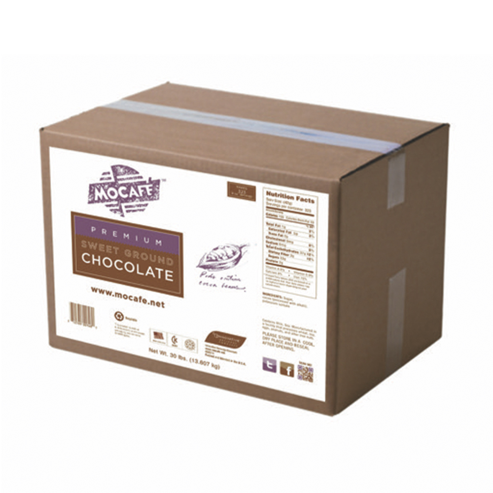 Mocafe Sweet Ground Cocoa 30 lb. Box