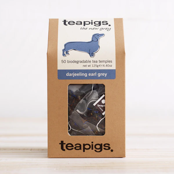 Teapigs Darjeeling Earl Grey Tea cs 50 ct