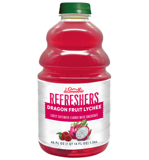 Dr Smoothie Refresher - Dragon Fruit Lychee 46 oz. bottle