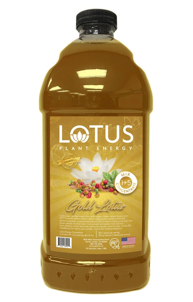Lotus Plant Energy - Gold 64 oz.