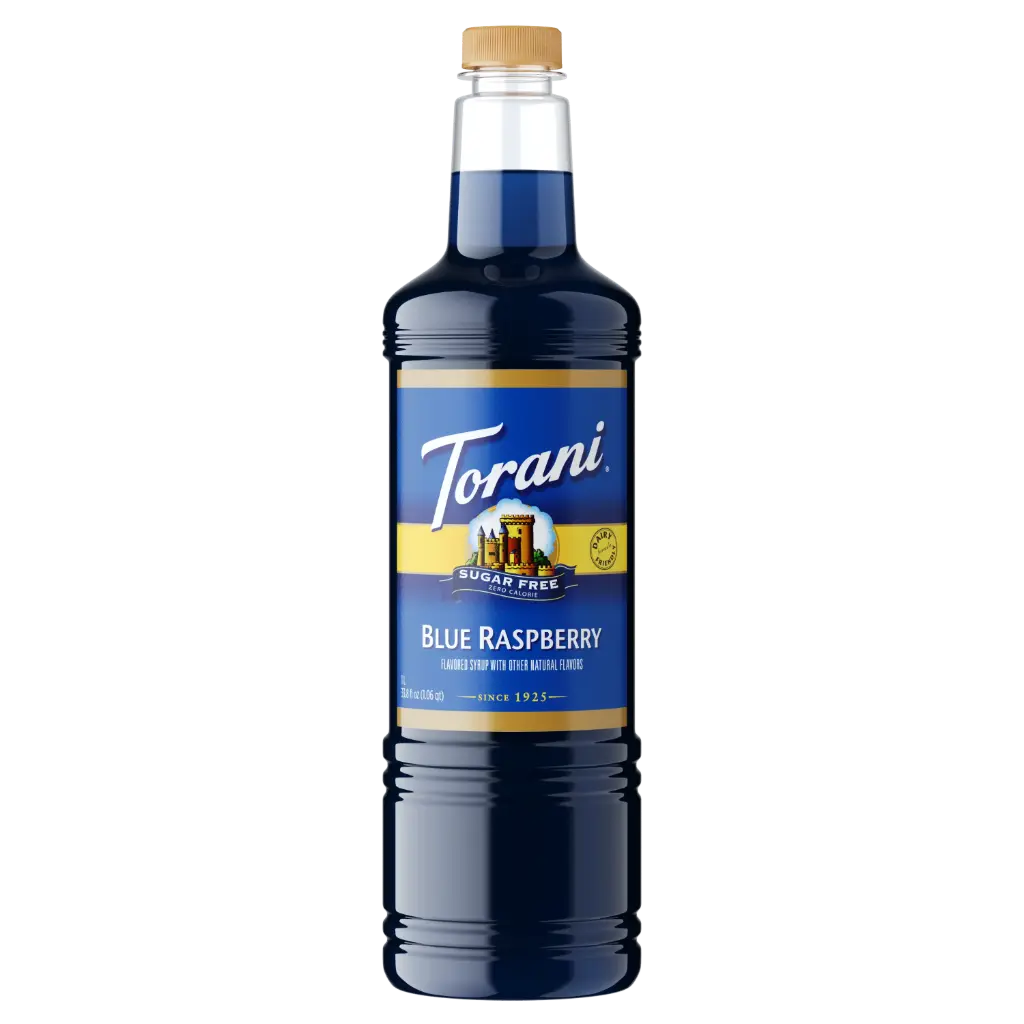 Torani Sugar Free - Blue Raspberry Syrup 1L PET