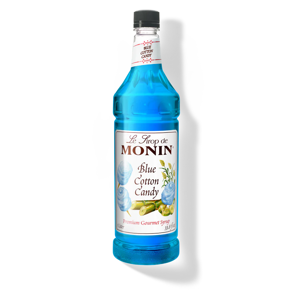 Monin Blue Cotton Candy Syrup 1L PET