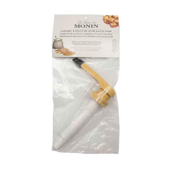 Monin Caramel & Sea Salt Caramel Toffee Sauce Pump