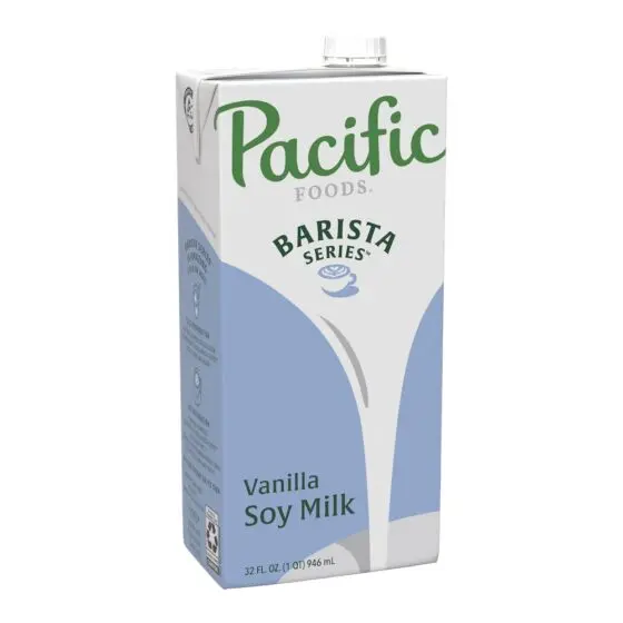 Pacific Barista Soy VANILLA Milk 12 / 32 oz Case 
