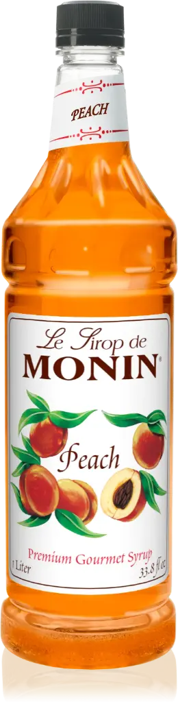 Monin Peach Syrup 1L PET