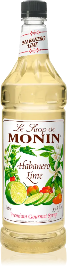Monin Habanero Lime Syrup 1L PET 