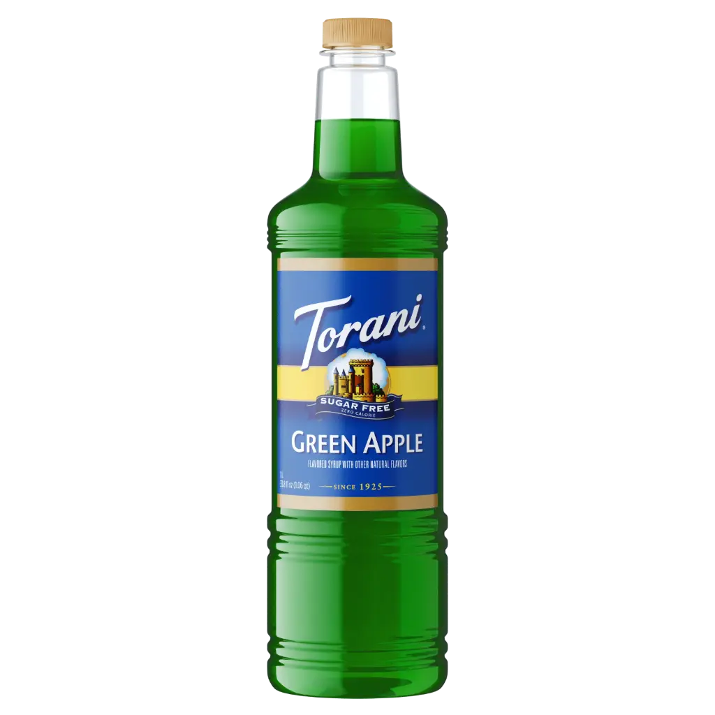 Torani Sugar-Free Green Apple Syrup 1L PET