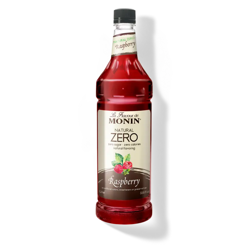 Monin Natural Zero Raspberry Syrup