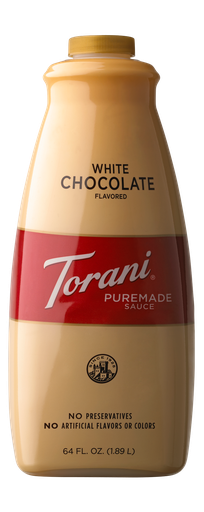 Torani Puremade Sauce  - White Chocolate  64 oz. bottle