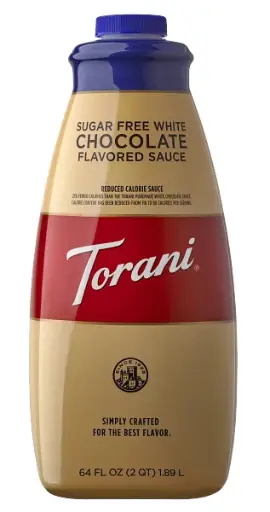 Torani Sauce  - Sugar Free White Chocolate  64 oz. bottle