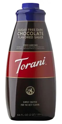 Torani Sauce  - Sugar Free Dark Chocolate  64 oz. bottle