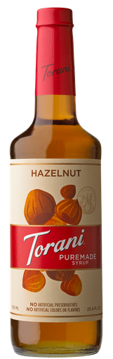 Torani *Puremade* Hazelnut Syrup 750 ml