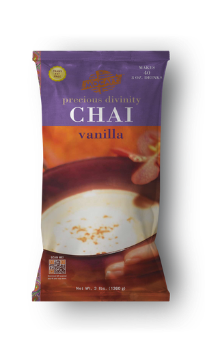 Mocafe Precious Divinity Chai ** Vanilla 3 lb. Bag