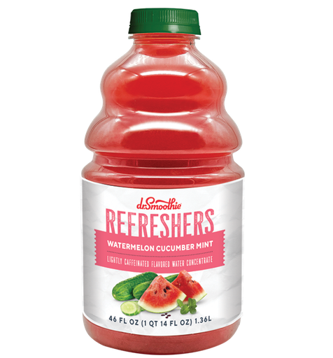 Dr Smoothie Refresher - Watermelon Cucumber Mint 46 oz. bottle