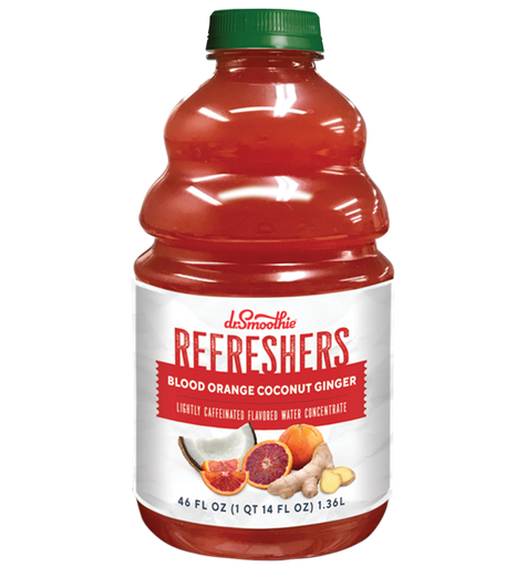 Dr Smoothie Refresher - Blood Orange Coconut Ginger 46 oz. bottle