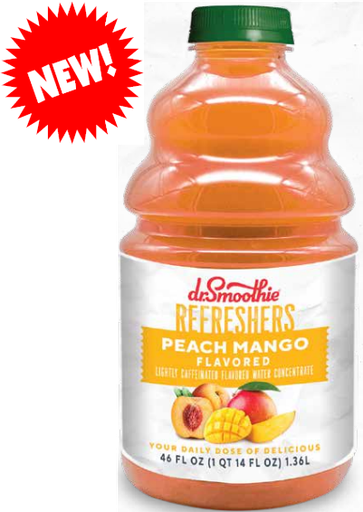 Dr Smoothie Refresher - Peach Mango 46 oz. bottle