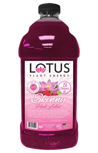 Lotus Plant Energy - Skinny Pink 64 oz