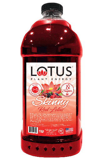 Lotus Plant Energy - Skinny Red 64 oz.