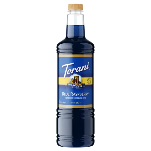 Torani Sugar Free - Blue Raspberry Syrup 1L PET