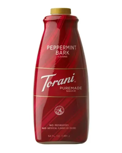 Torani Peppermint Bark Sauce 64 oz bottle 