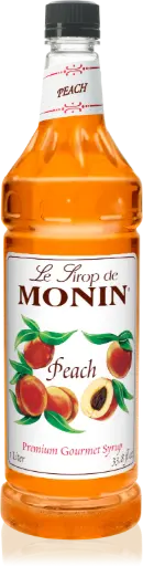 Monin Peach Syrup 1L PET