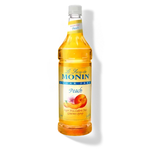 Monin Sugar - Free Peach Syrup 1L PET